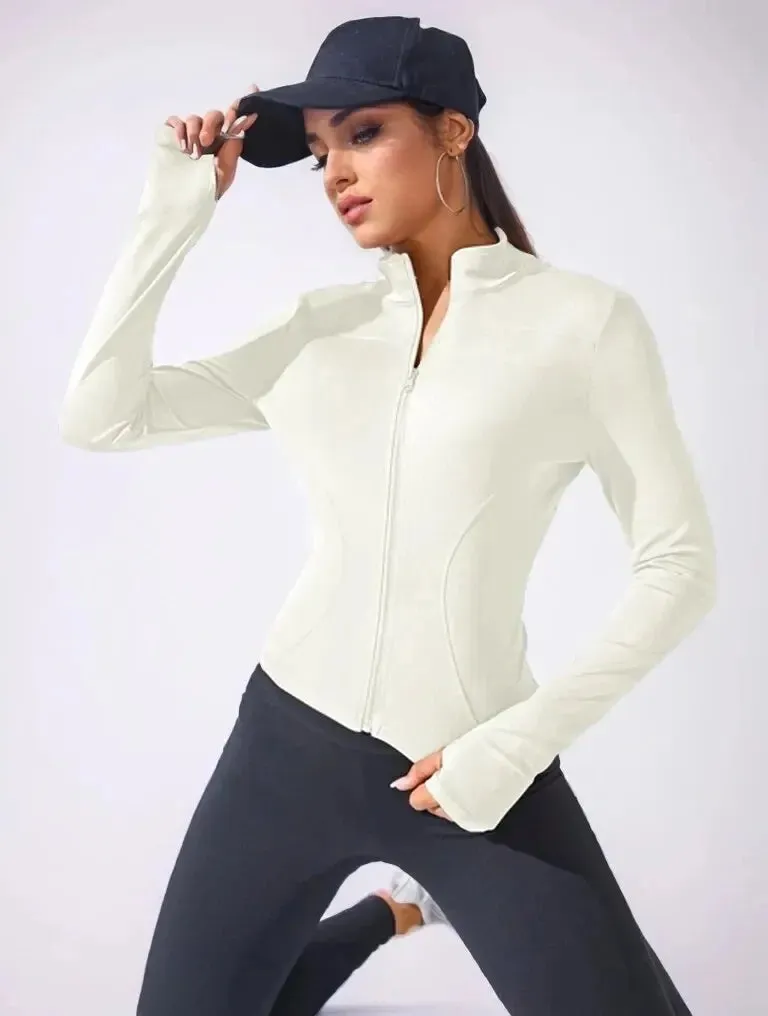 Yoga Coat Short Sports Jacket | Juicy