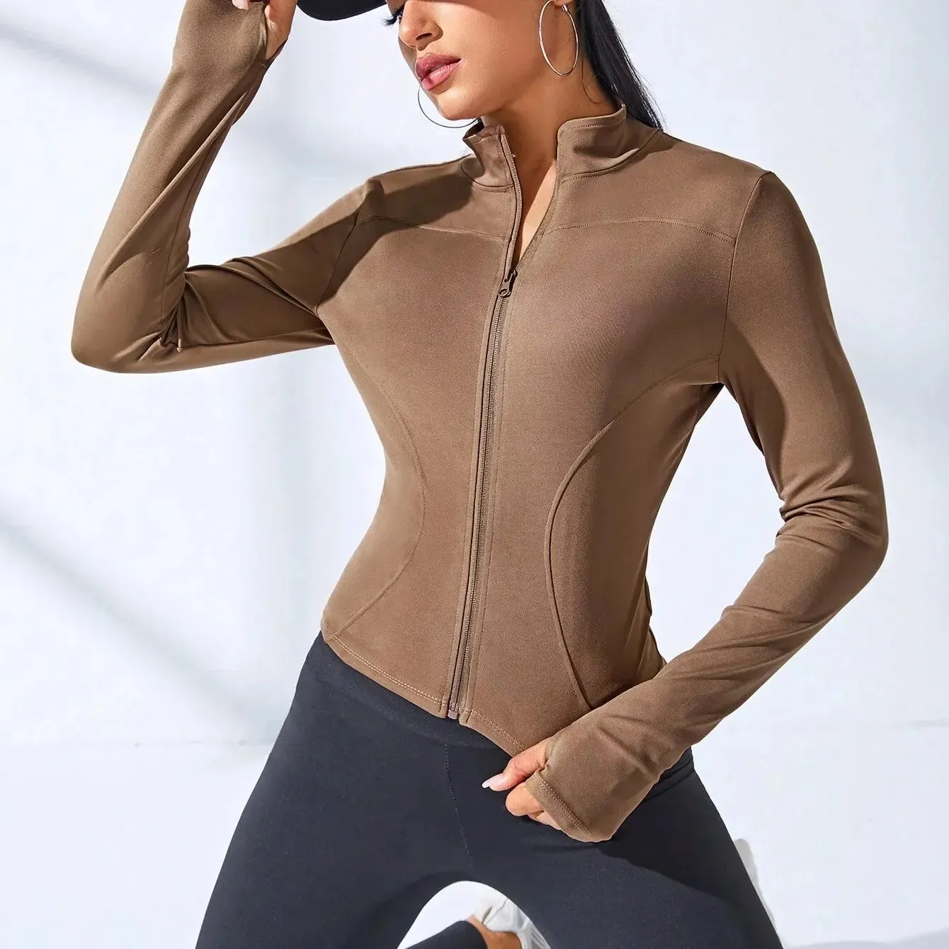 Yoga Coat Short Sports Jacket | Juicy