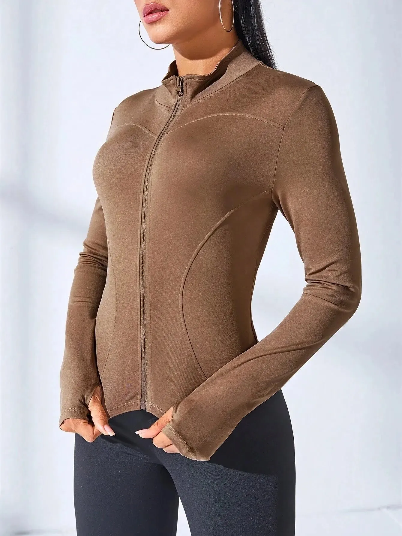 Yoga Coat Short Sports Jacket | Juicy