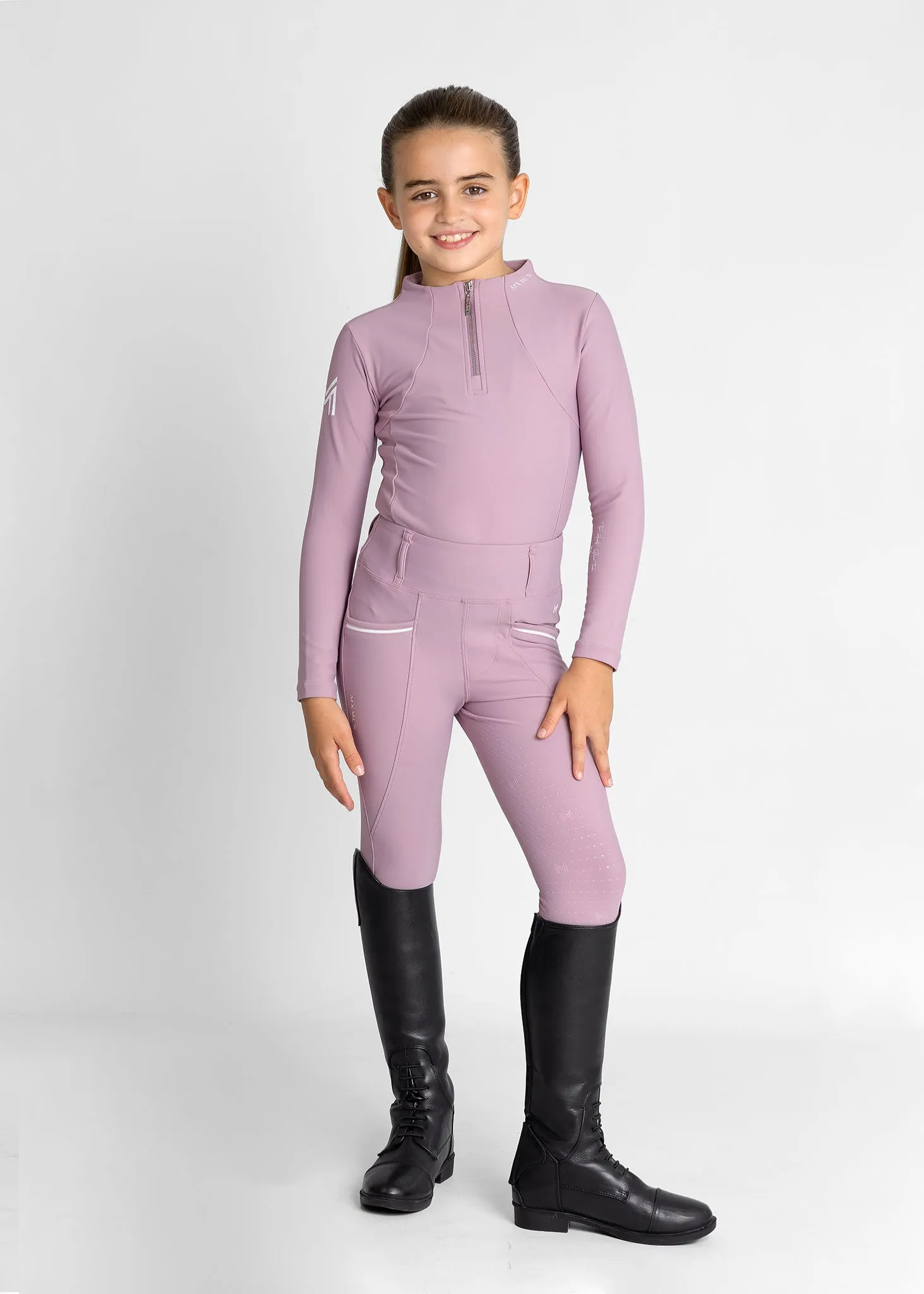 YR Pro Riding Leggings (Mauve)