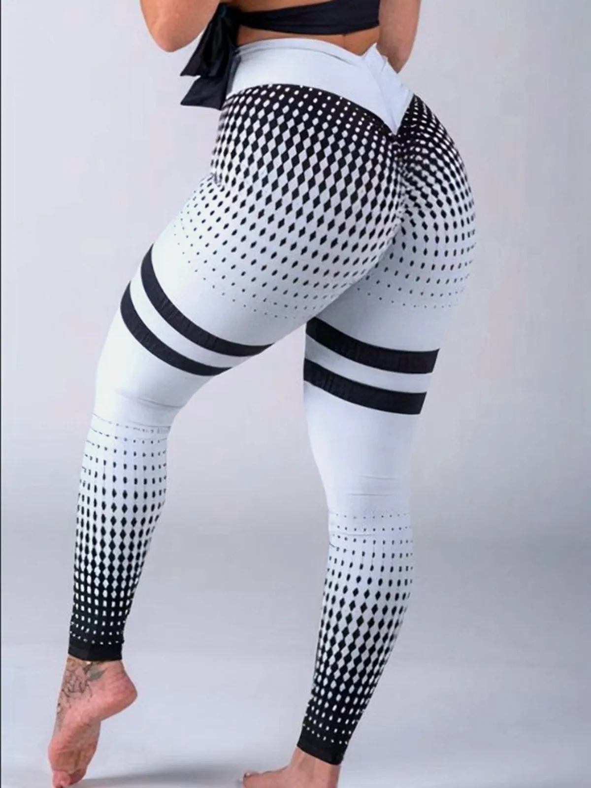 ZASUWA Female Contrast Color Pop Style Leggings