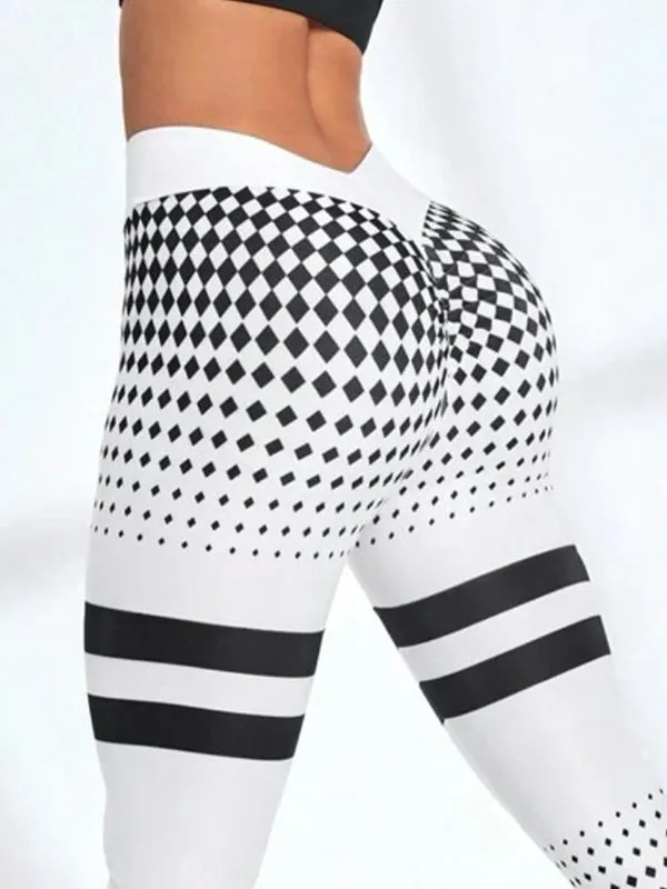 ZASUWA Female Contrast Color Pop Style Leggings